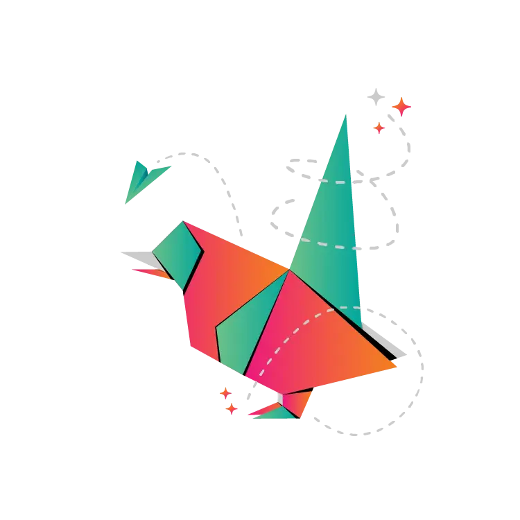 Origami Wren Bird